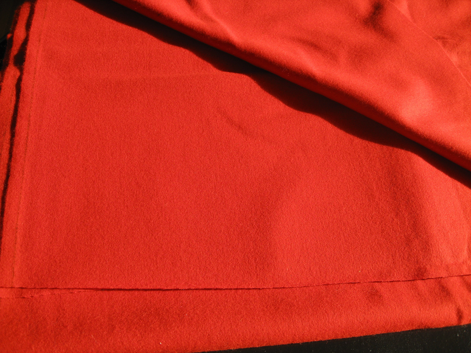 Red Wool Fabric