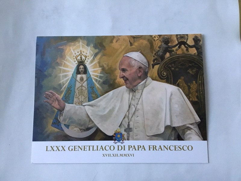 Vaticano Folder  Lxxx Genetliaco Di Papa Francesco 2016
