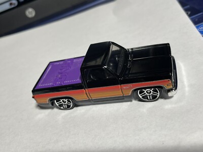 Hot Wheels 83 chevy Silverado bed cover , tonneau cover Purple GMC