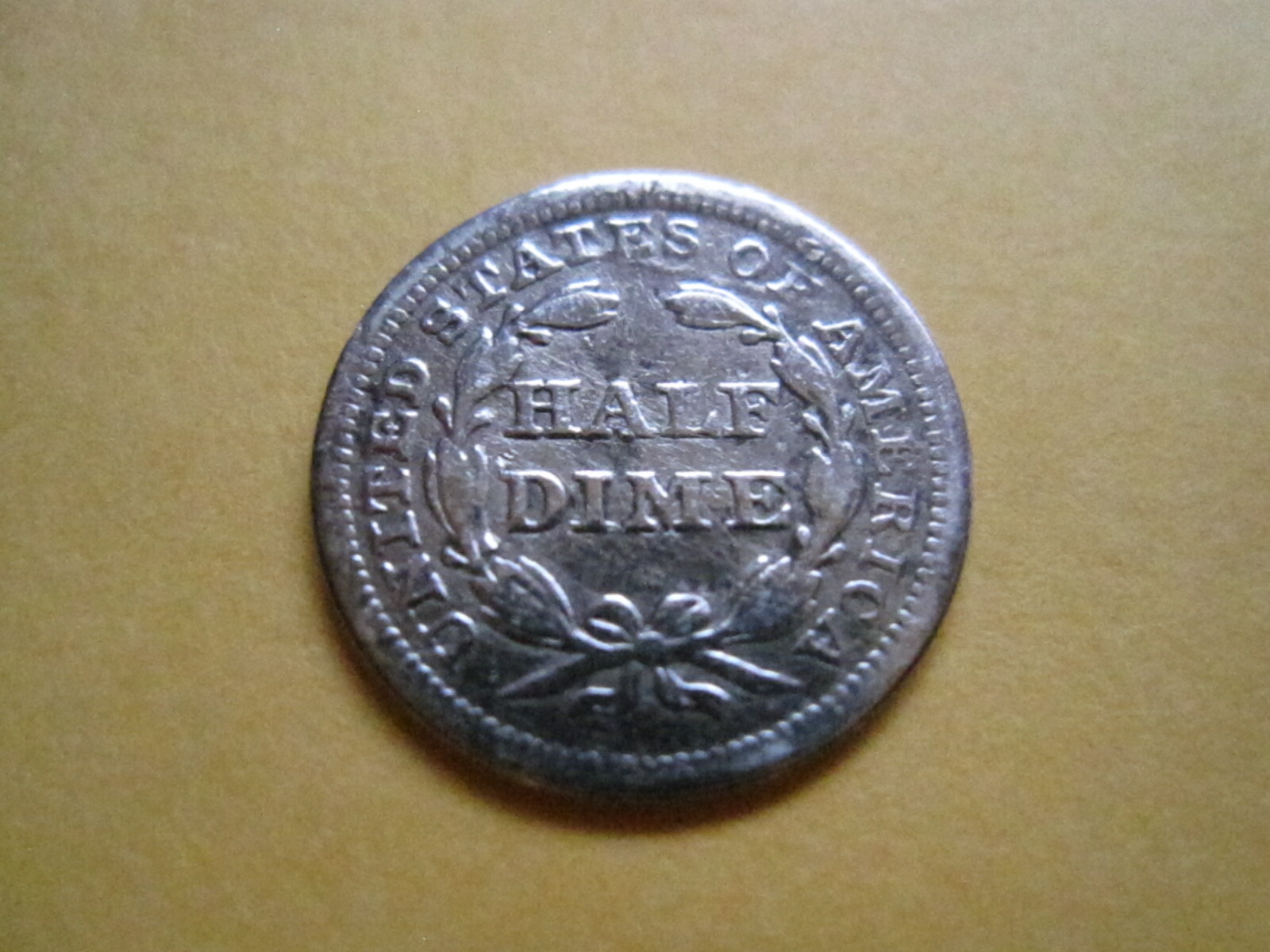 1853 H10C, Arrows, Liberty Seated Half Dime #070