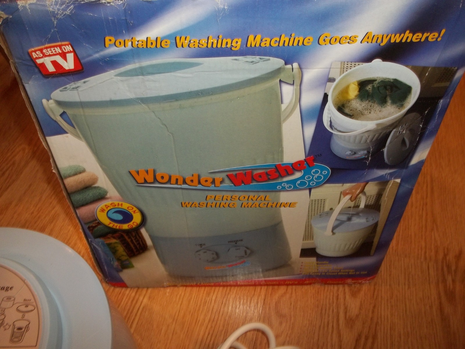 WONDER WASHER Portable Washing Machine Travel Mini Laundry Dorm ,RV, Camping