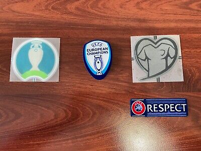 Portugal UEFA Euro 2020 Qualifiers Play Patches/Badges 4 in 1 Set