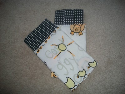 globalbaby Tab Top Valances (2) 16x54