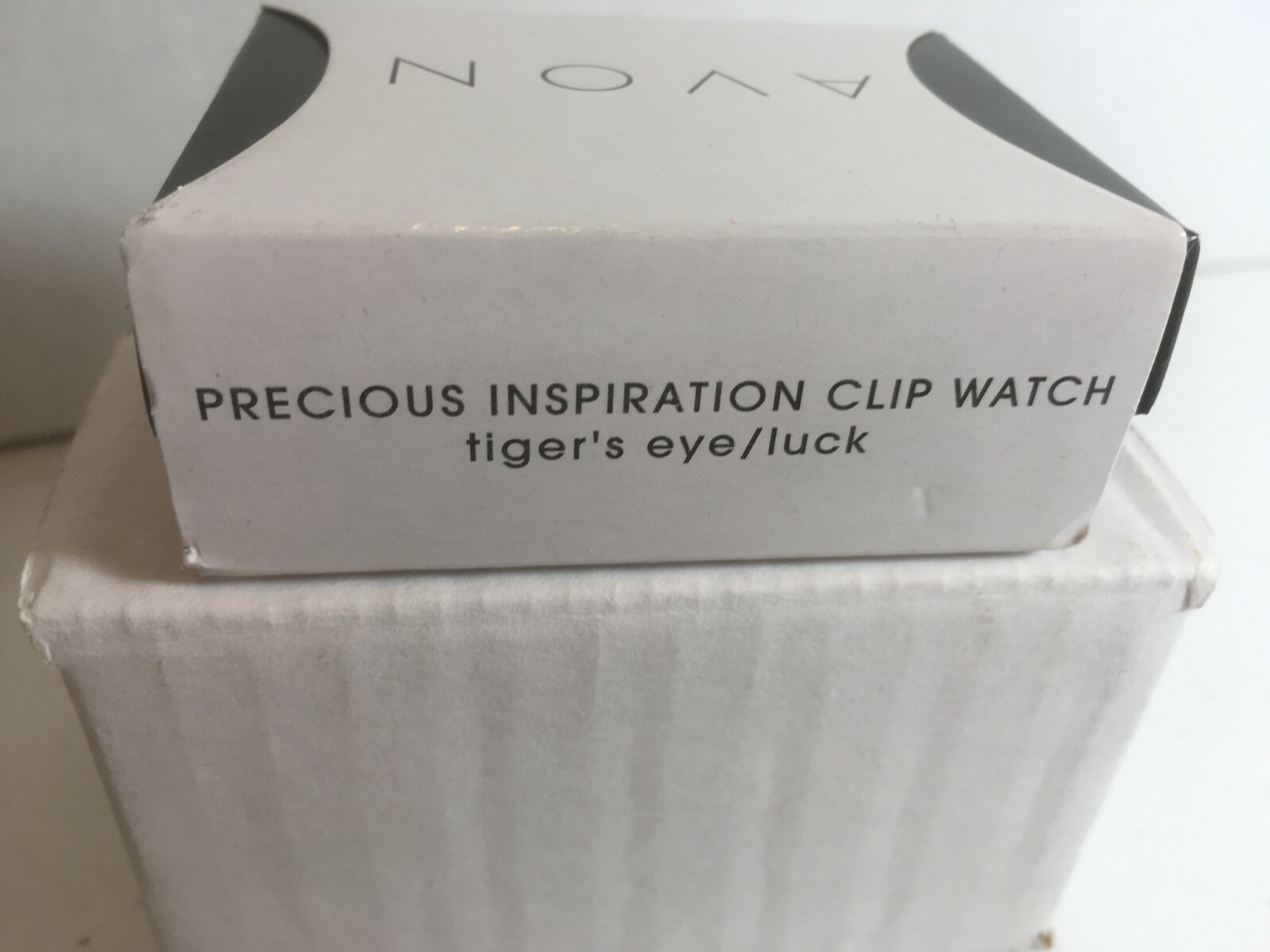 Clip Watch Tigers Eye Luck Inspiration Quartz Watch AVON New Battery WORKS GREAT