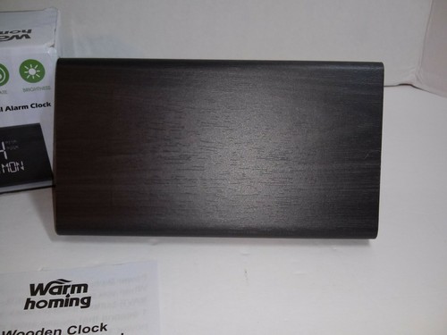 Led Wooden Digital Alarm Clock