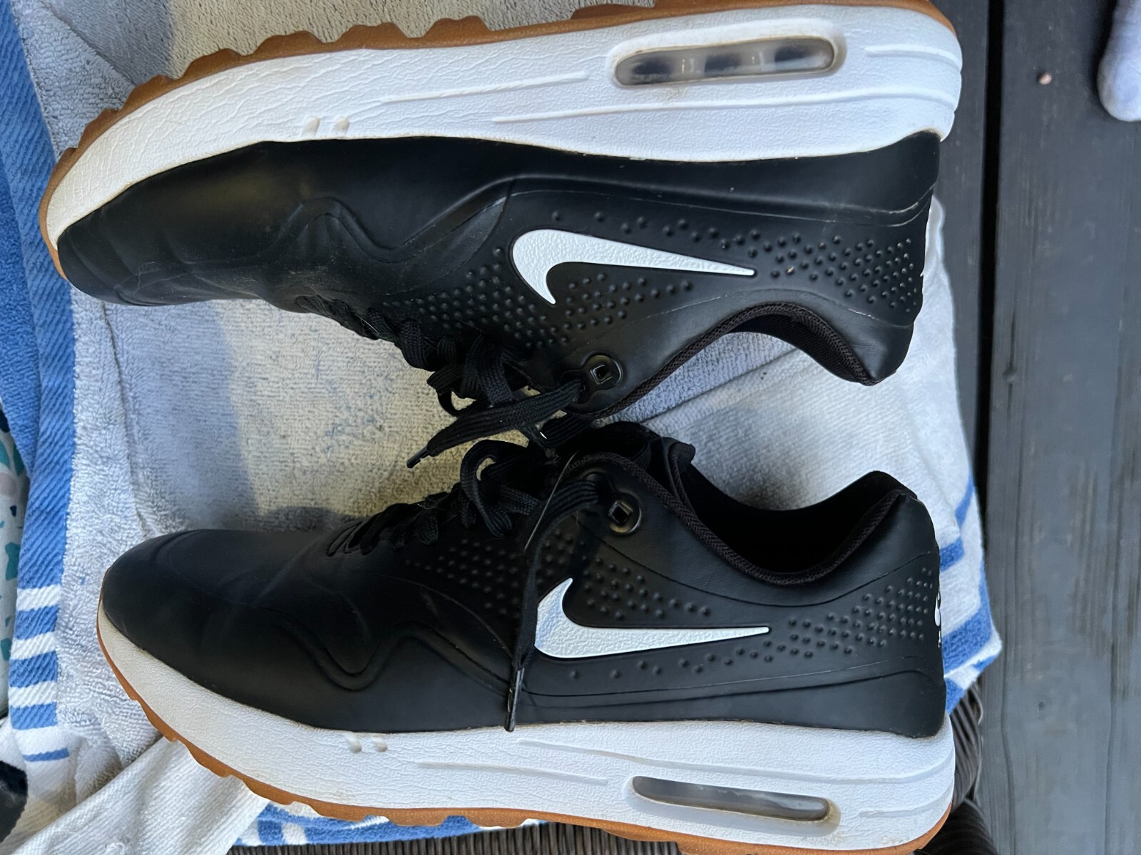 NIKE - NIKE ナイキ ゴルフAIR MAX 1 27.5 GOLF BLACKGUM Nike Air Max 1 Golf Black Gum for Sale | Authenticity