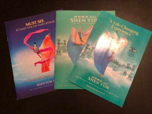 2018 & 2020 Shen Yun Chicago Advertisement Brochure Ad Mailers Flyers