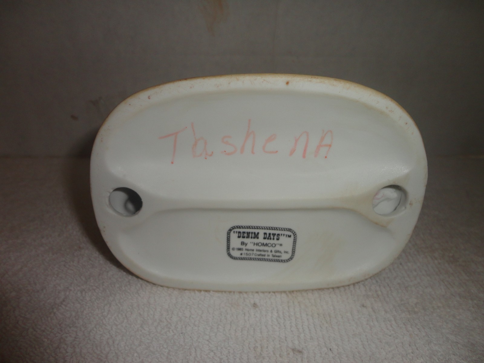 Vintage 1985 Homco Denim Days Figurine '