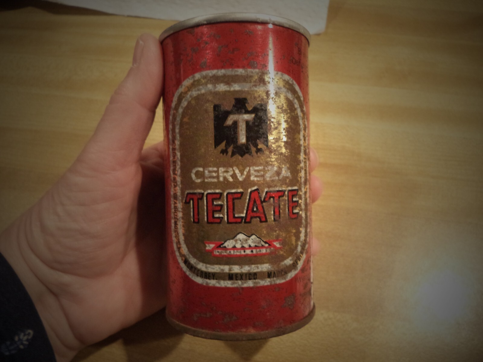 TECATE MEXICO BEER ペッパー　入れ　メキシコ　調味料入れ　中古 TECATE MEXICO BEER ペッパー 入れ メキシコ 調味料入れ 中古