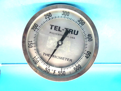 Tel-Tru Aa575r-0964 Analog Dial Thermometer, Stem 8'' L (DGA4-3)