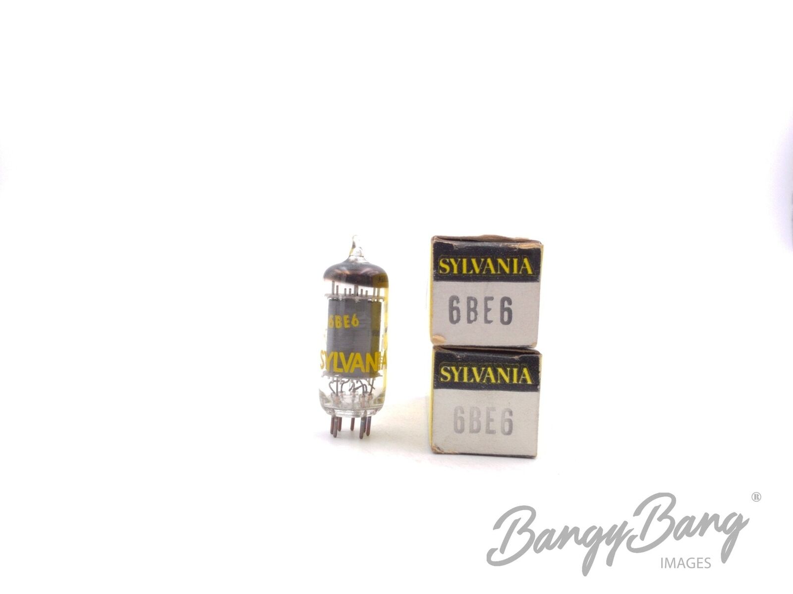 2 Vintage Sylvania 6BE6/EK90/X77/CV453 Heptode Pentagrid