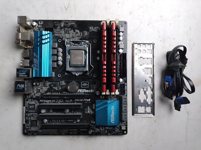 ASRock H97M Pro4 Motherboard w/i5-4590, 8GB RAM, 2x SATA Cables & IO Shield