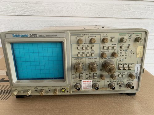 テクトロニクス 2465Aオシロスコープ+P6136プローブ2個セット 日本通