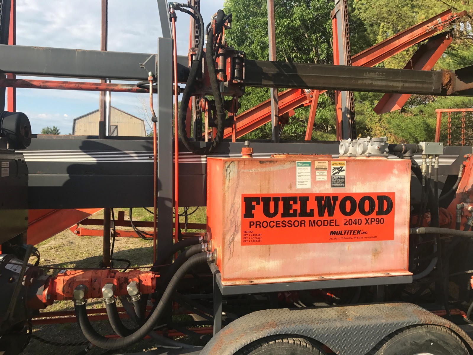 2002 Multitek 2040xp2 Firewood Processor