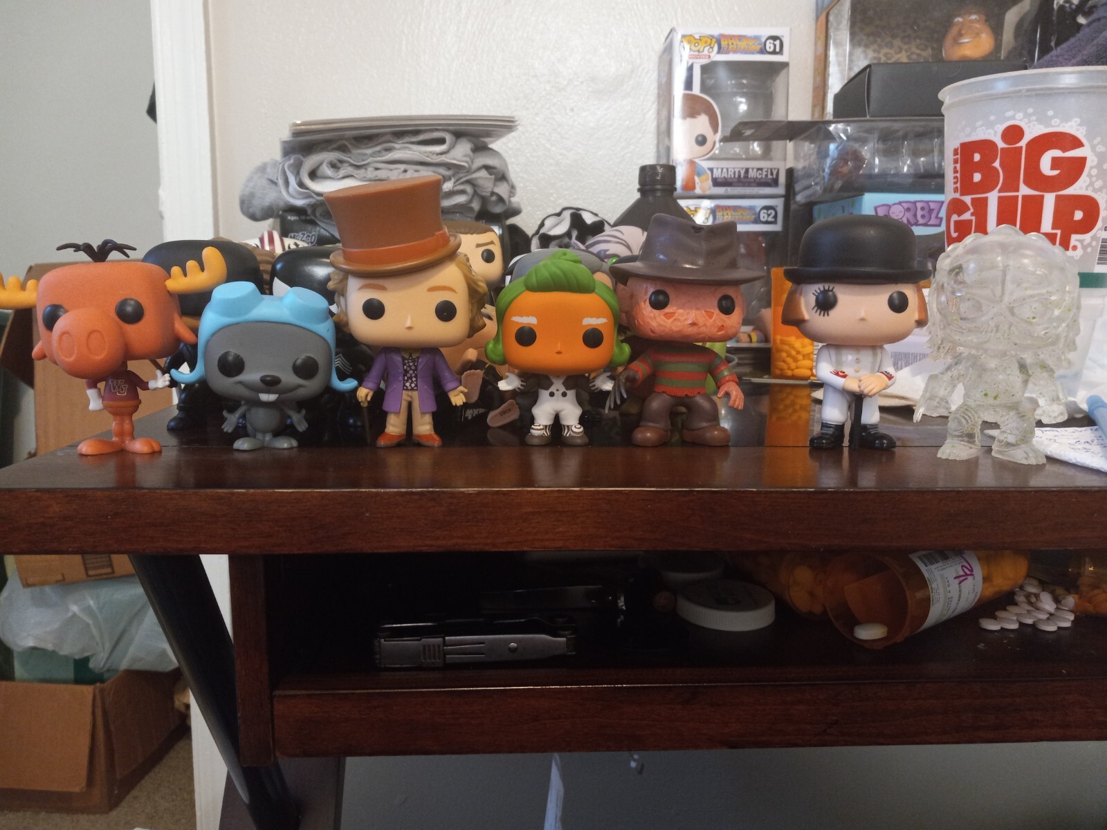 funko pop assortment OOB HORROR, WILLY WONKA. ROCKY