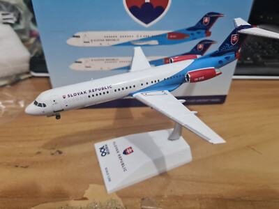 Fokker 100 F100 Slovak Governament Flying Service - Scale 1:200 - JC Wings 200