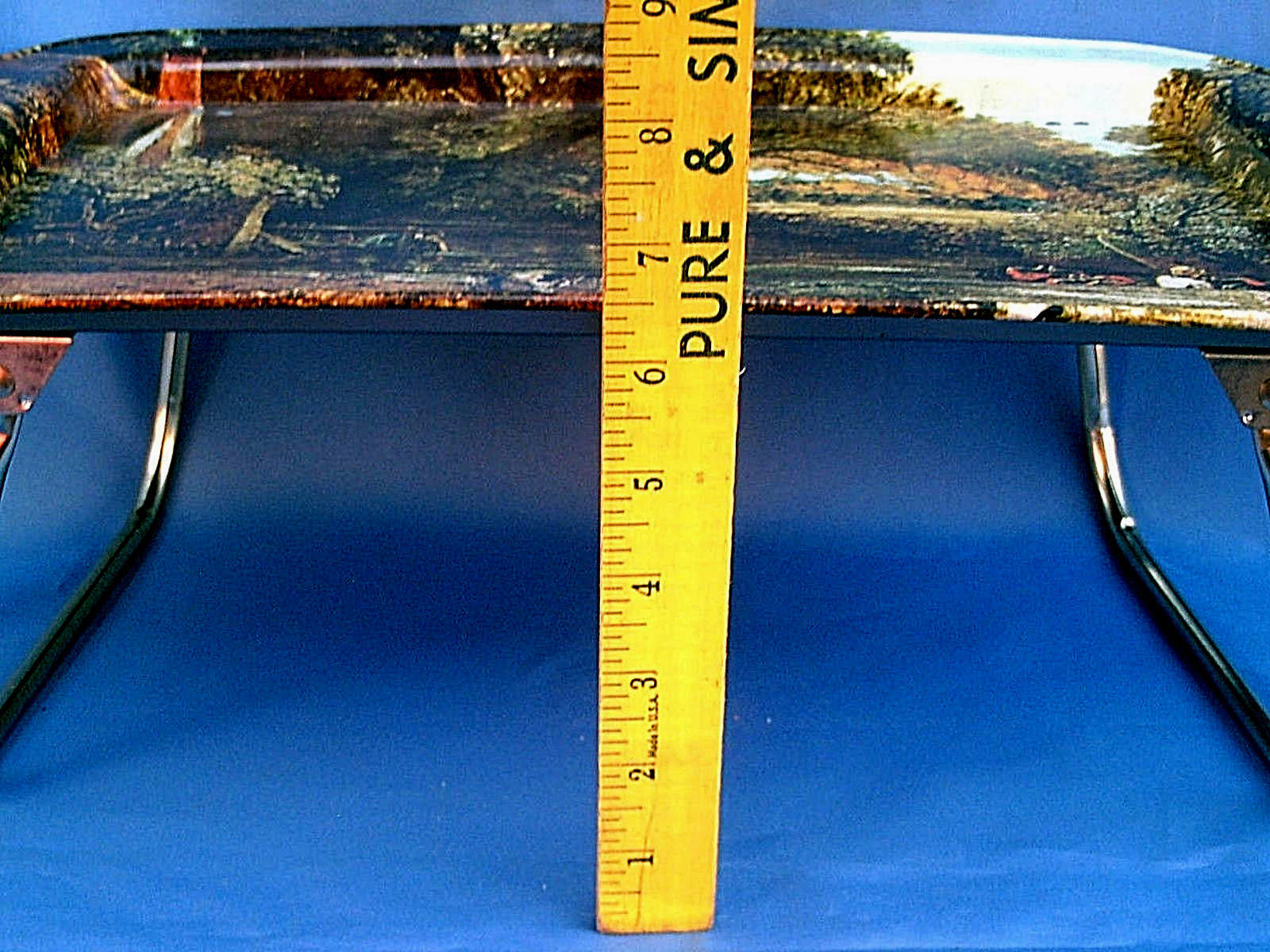 MARSH ALLAN Folding Metal TV Bed Play Lap Tray Table Summer Mill River Wagon USA