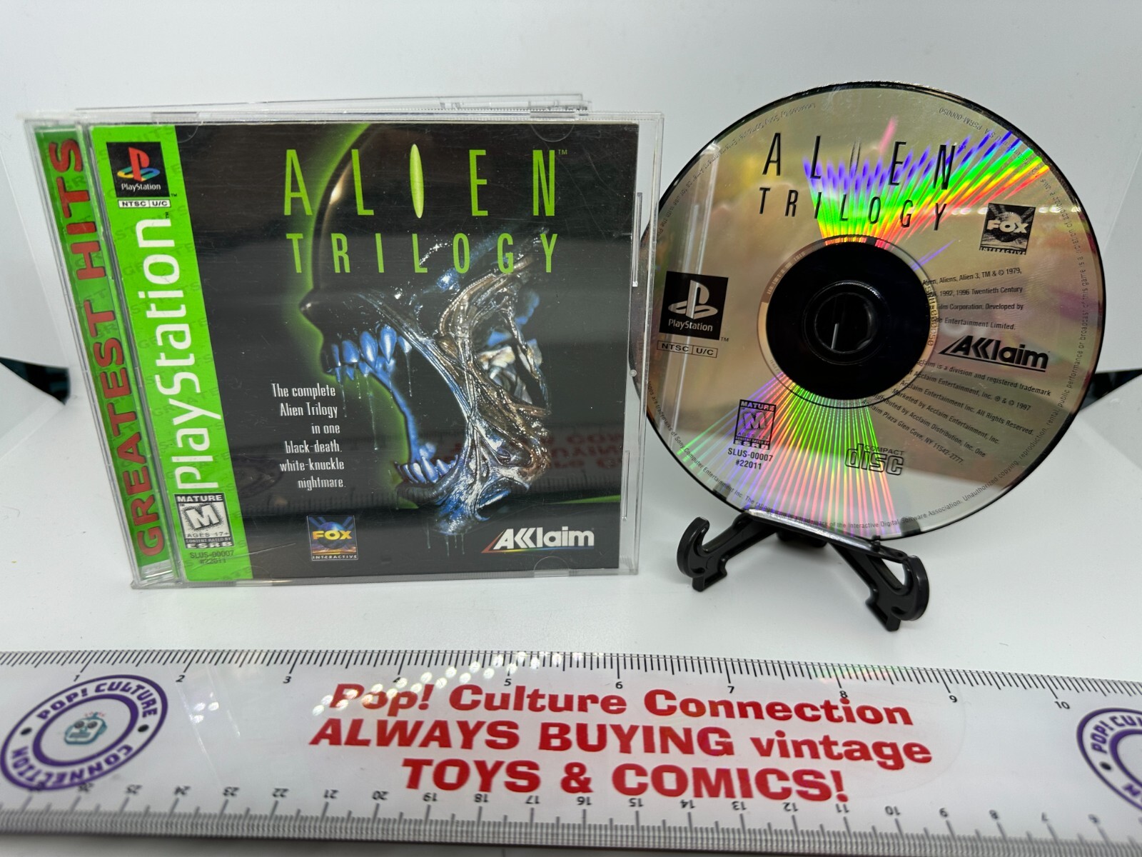 1997 Playstation PS1 Alien Trilogy Greatest Hits Game