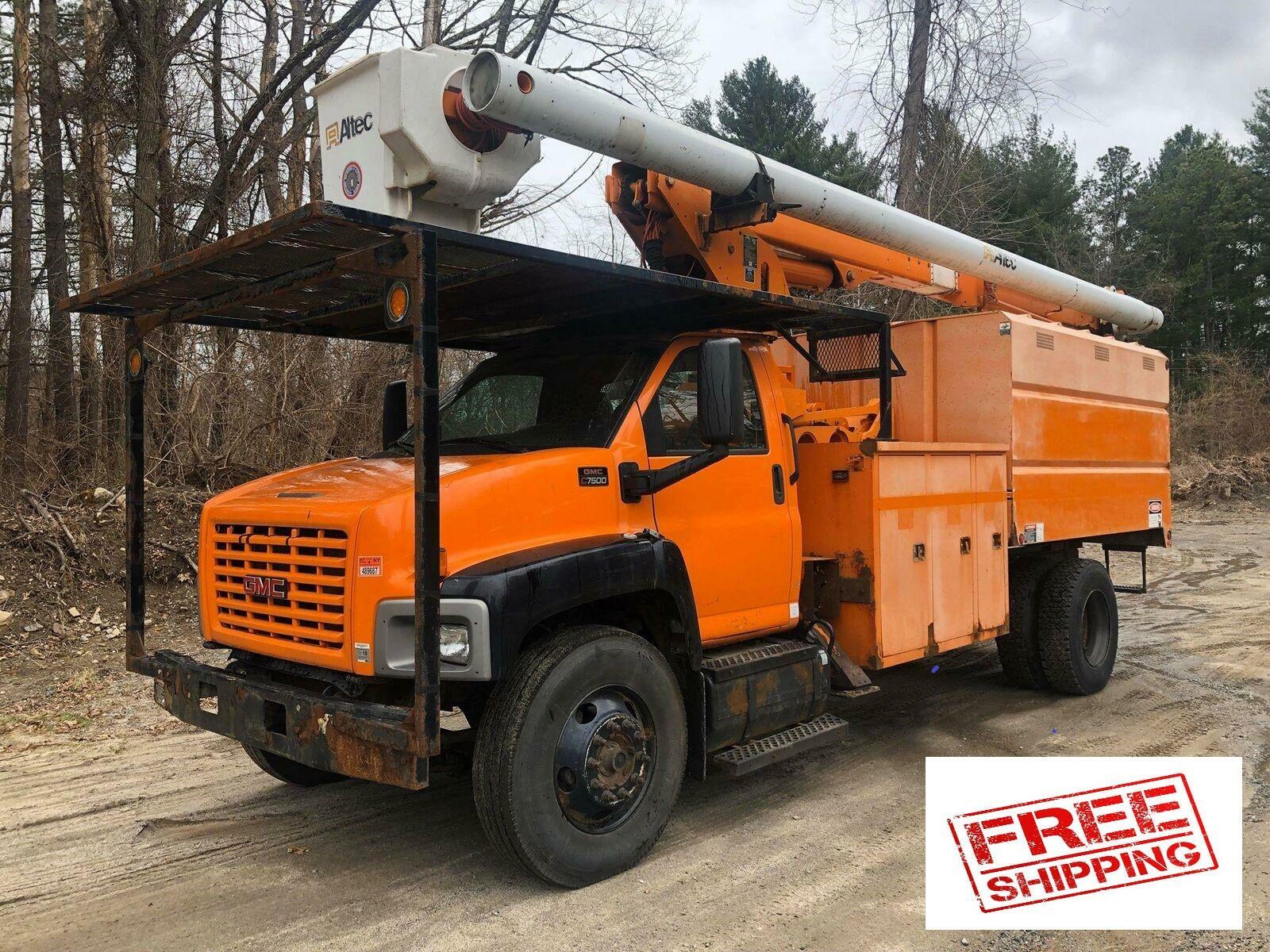2007 Gmc C7500 Altec Elevator 75’ Forestry Bucket Truck
