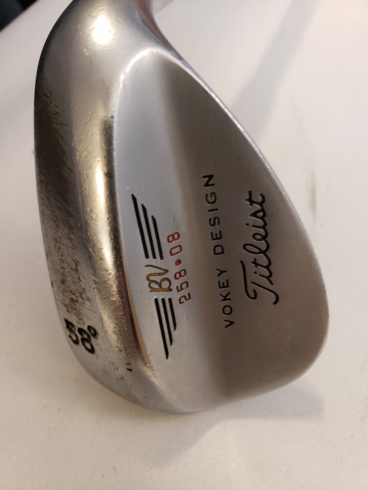 Used Titleist Vokey 258.08 Lob Wedge 58* - Lob Wedge LW - TT Lite S300 Stiff