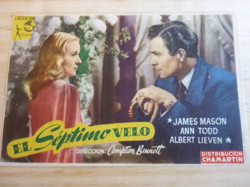 The Seventh Veil 1945 1948 Spanish Herald Flyer Film Movie Poster Cinema
