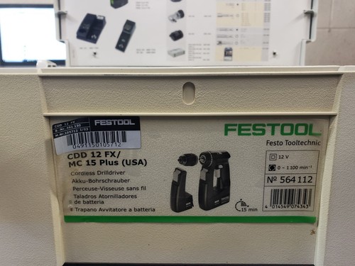 FESTOOL - CDD 12 FX - CORDLESS DRILL TOOLS