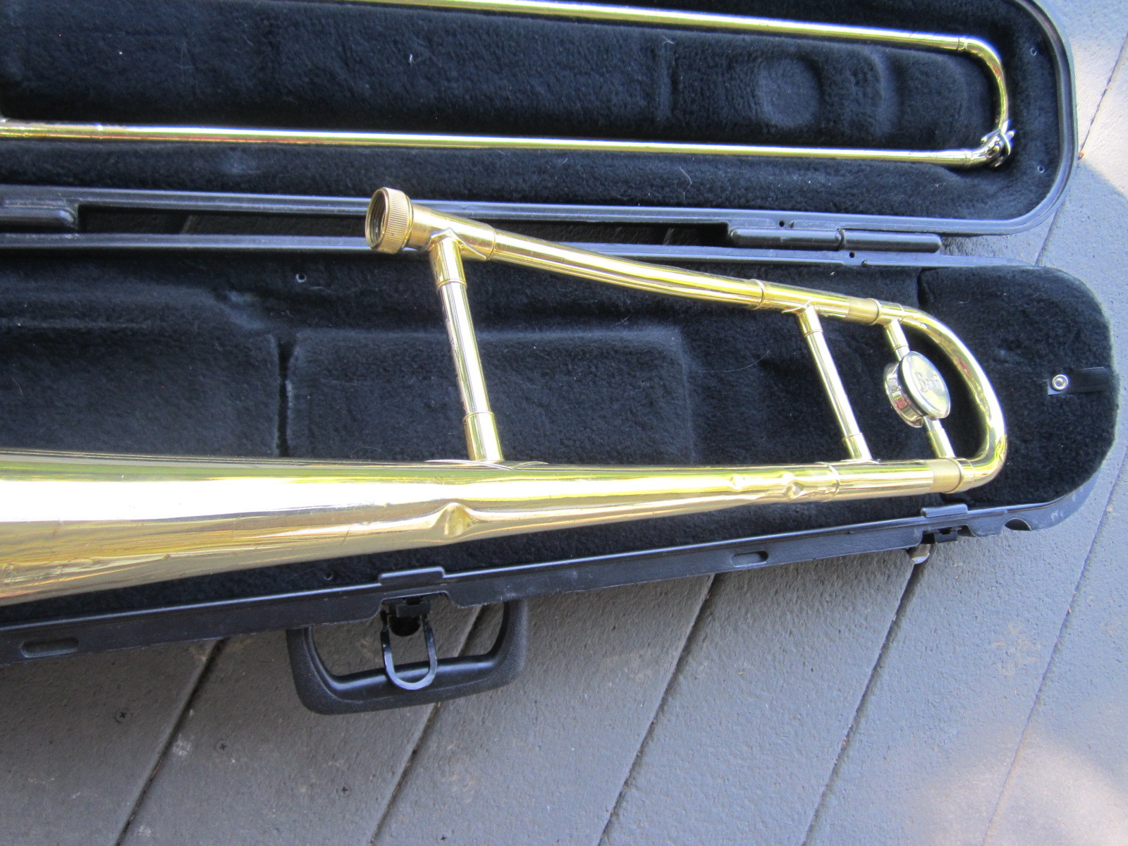 Bach Selmer TROMBONE Instrument Hard Case Accessories School Band Brass USED