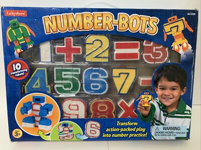 Lakeshore Number-Bots Robots Transforming Toy Educational STEM Learning