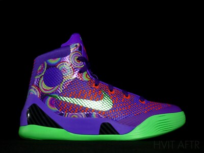 Nike Kobe 9 IX Elite Purple Venom Pink Orange Green Size 6Y Youth GS 636602-500