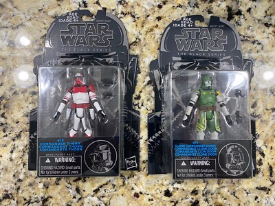 Star Wars Black Series 3.75 Commander Doom #13 and Commander Thorn #15