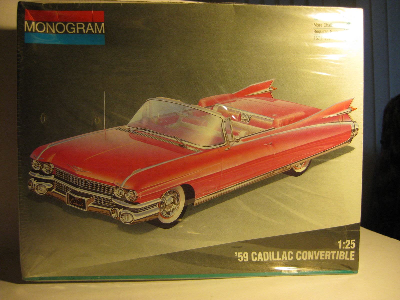Monogram 1959 Cadillac Convertible Factory Sealed 1/25 scale SKILL Level 2