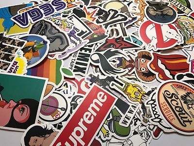 100 Skateboard Stickers bomb Vinyl Laptop Luggage Decals Dope Sticker Lot best