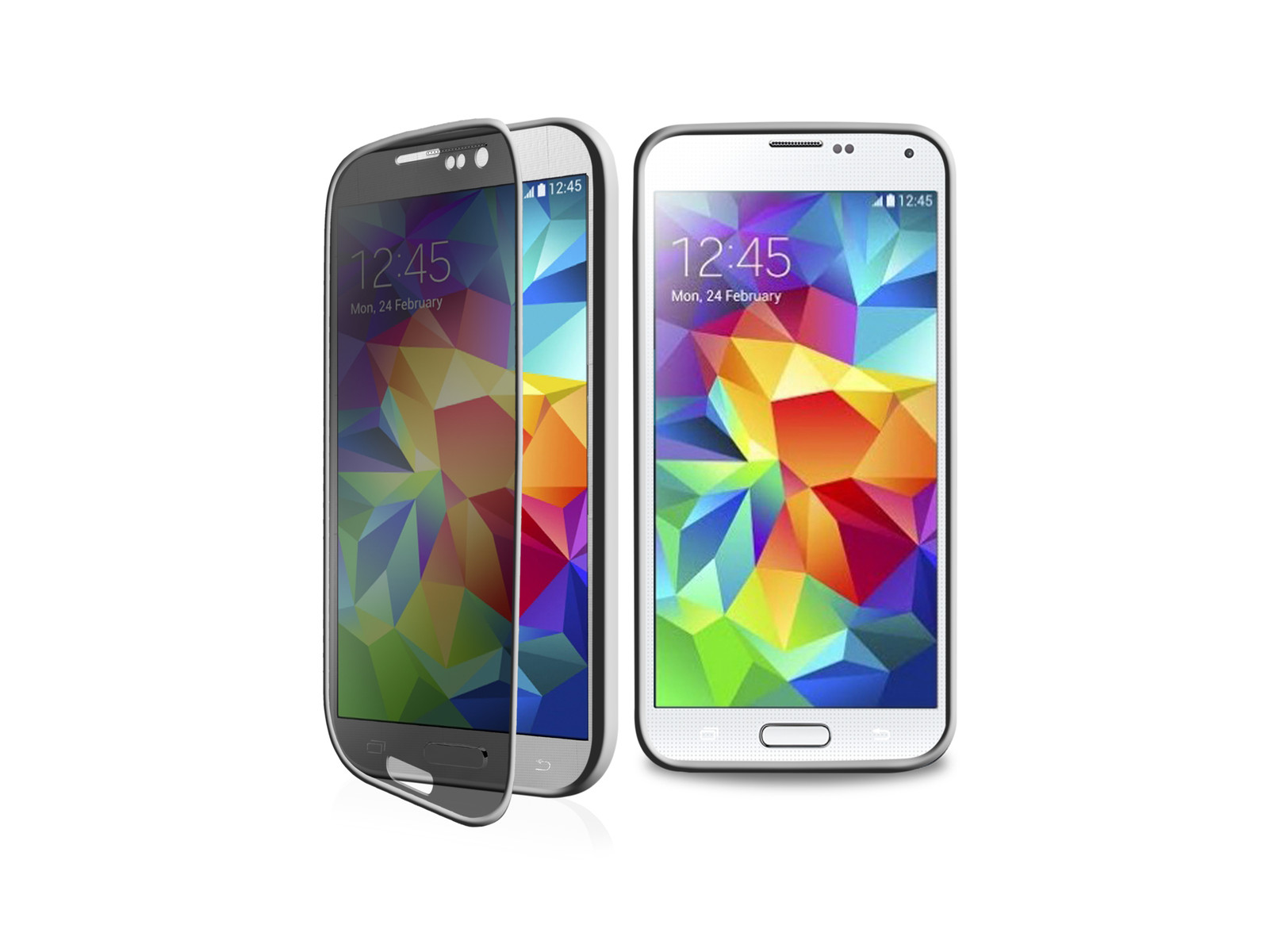 SBS BOOK TOUCH CUSTODIA CASE per SAMSUNG SM G900 GT i9600 GALAXY S5 BIANCA