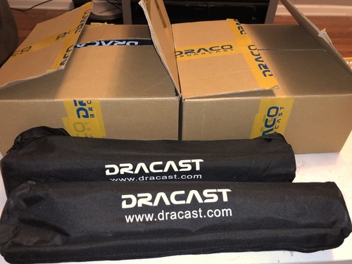 Dracast DRASP-LK-2X500B Bi-Color LED500 2-LIGHT KIT with V-Mount Battery Plates