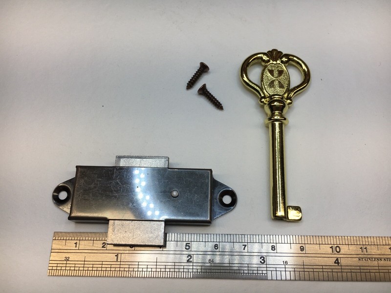Howard Miller Grandfather Clock Door Lock Set Brass Finish eBay
