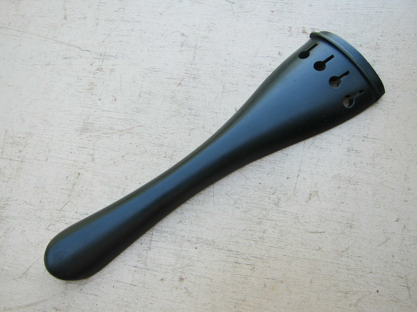 3/4  CELLO TAILPIECE ,EBONY.  GERMANY MADE