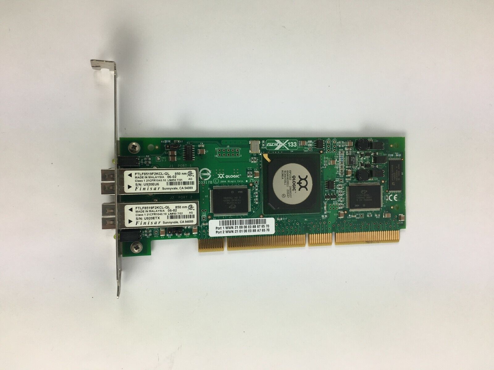 Genuine Qlogic ISP2312 Network Controller PCI Card Desktop PC