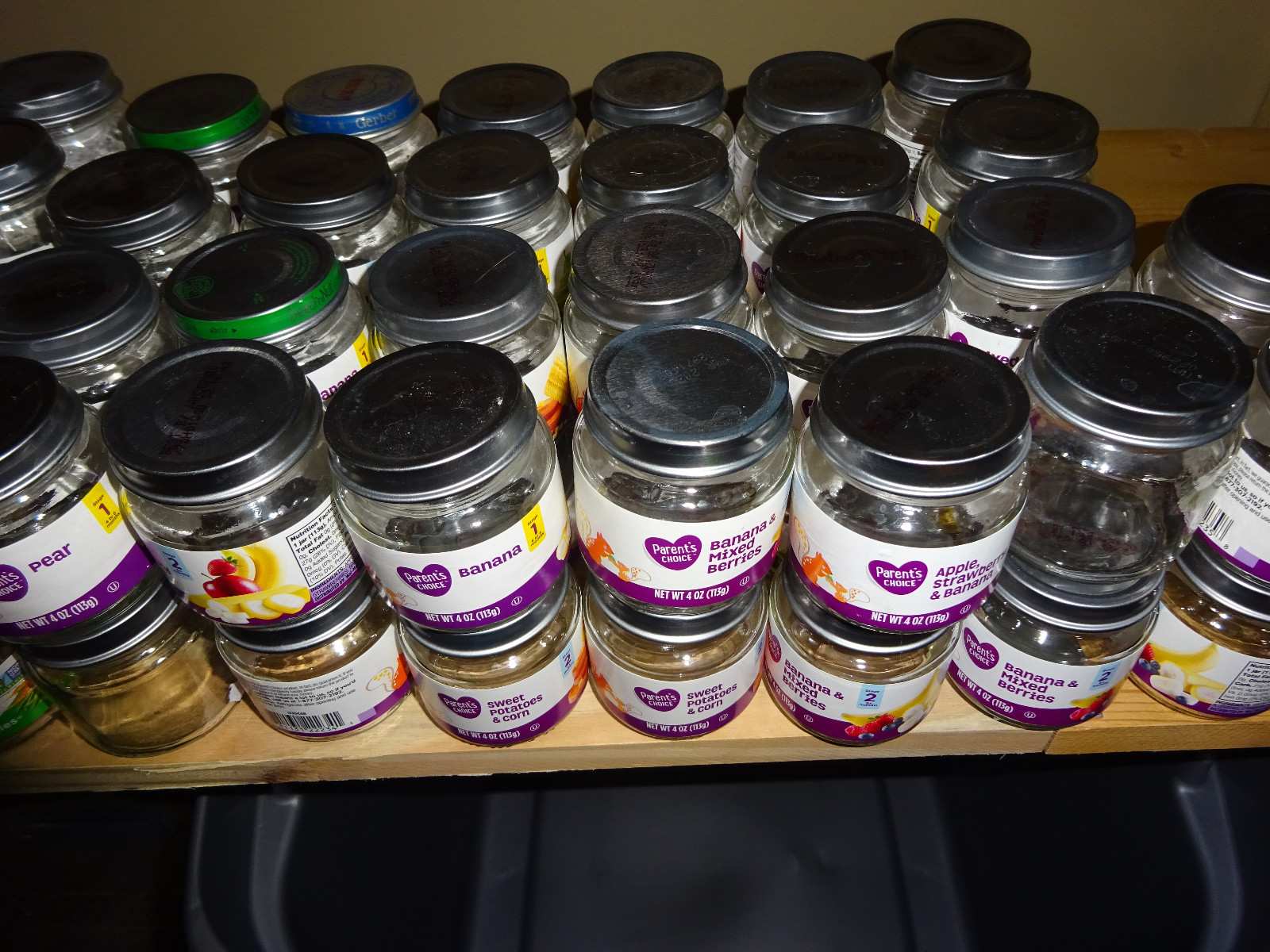 LOT OF 100 Empty Baby Food Glass Jars with lids Beech-Nut 4 oz, CRAFTS,STORING