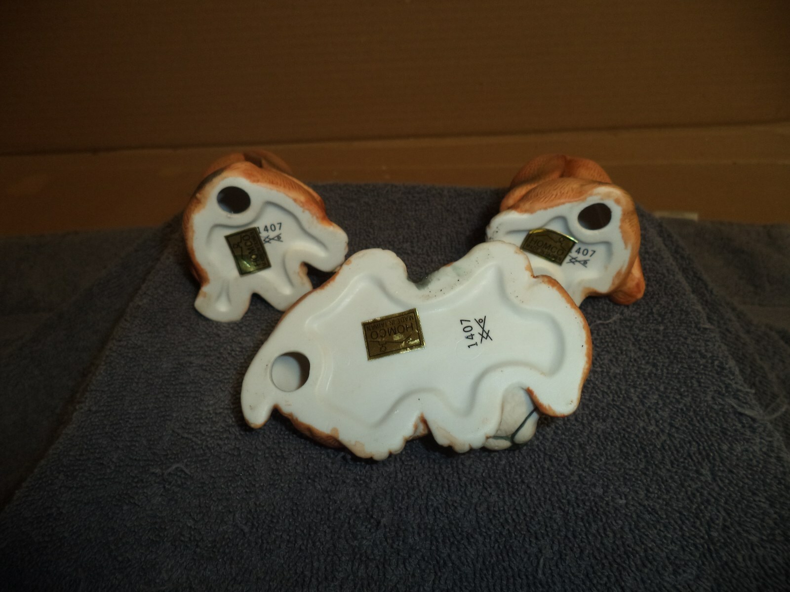 Group of 3 Vintage HOMCO Home Interiors 