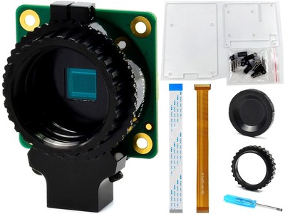 Hq Camera Module With Case For Raspberry Pi 4b/3b+/3b/2b/a+/... New