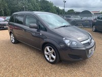 2012 Vauxhall Zafira 1.6i [115] Exclusiv 5dr MPV Petrol Manual