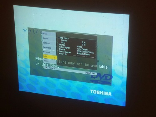 Epson powerlite 93 lcd projector w/  New lamp