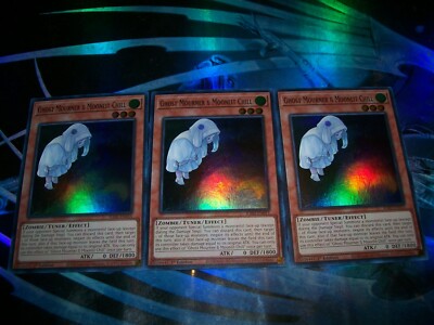 3x Ghost Mourner & Moonlit Chill 1st Edition Super Rare RA02-EN015