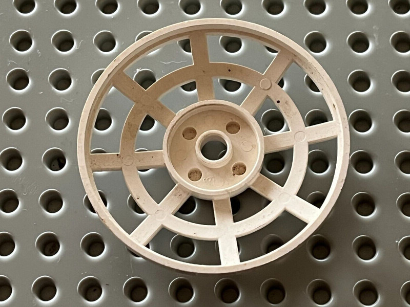 Lego White Dish 6x6 Inverted Ref 4285a / Set 6770 6972 6386 6990 Monorail