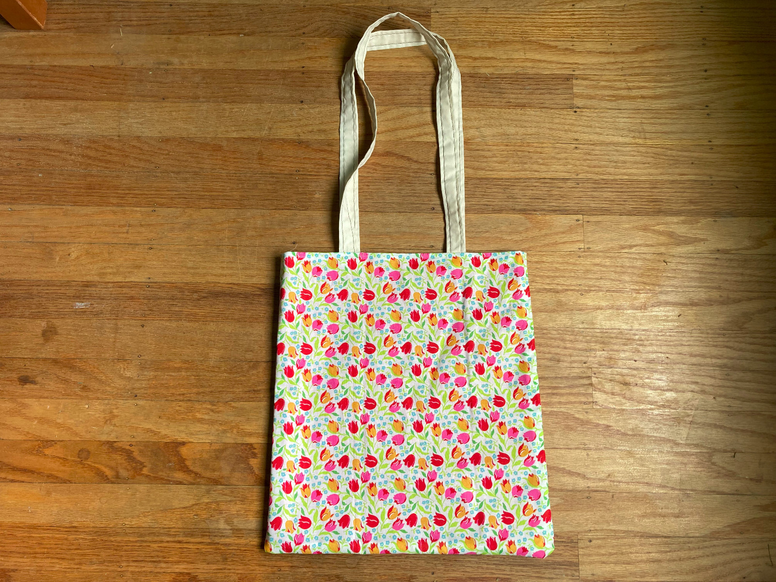 Handmade Tote Bag, Fully Lined, Liberty London, Tulip