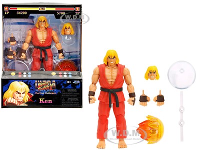 KEN 6'' MOVEABLE FIGURE W/ACCESSORIES & ALTERNATES ''STREET FIGHTER'' BY JADA 34218