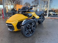 2026 Can-Am Spyder F3S 6 speed semi automatic trike in Circuit yellow