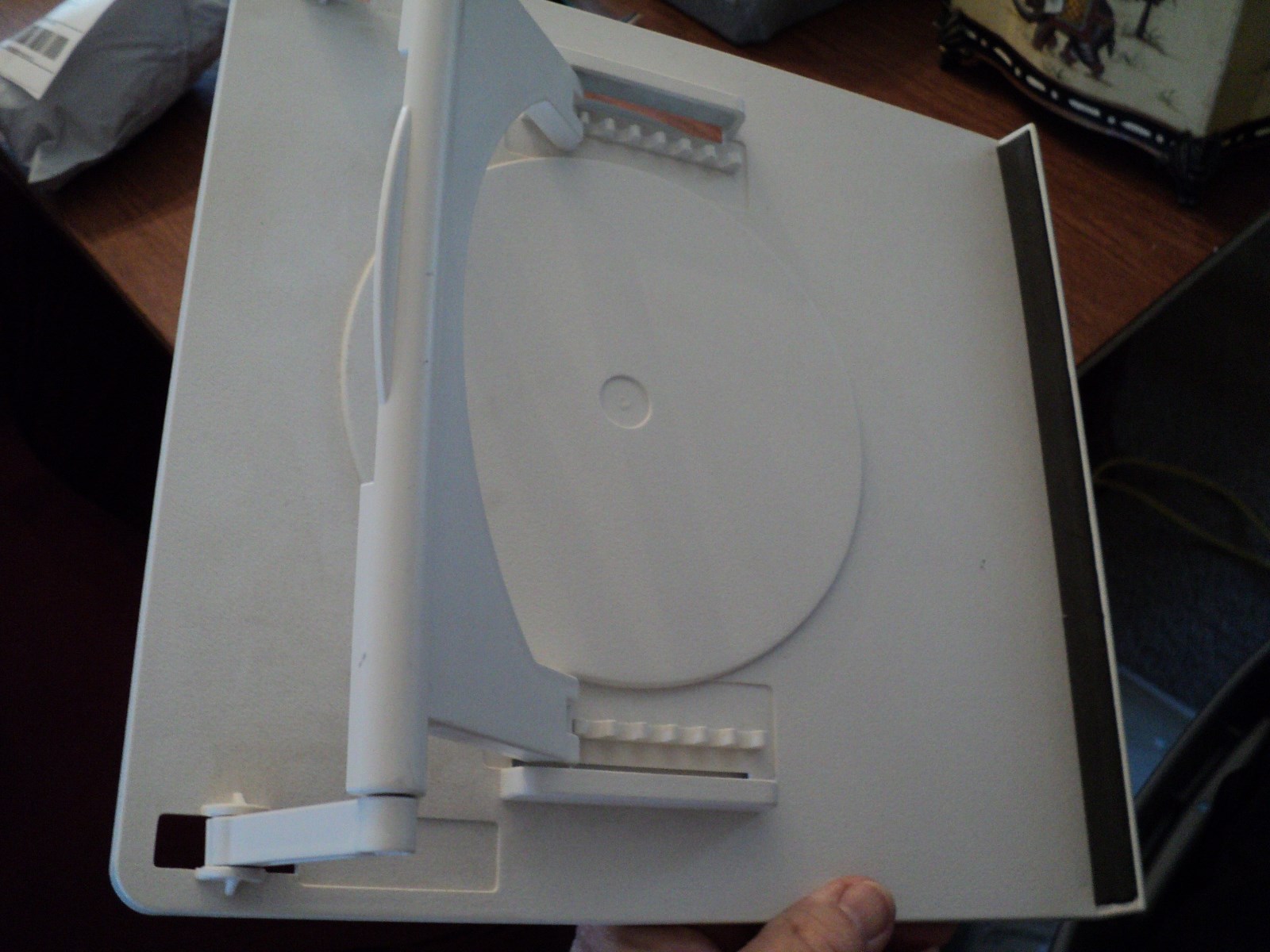 Small Laptop Rotating Turntable Base Cream (ACC-48)