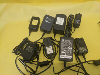 Mixed Lot 18pcs AC Power Supply: 4x 9V, 8x 12V, 6x 5V Adapter D-Link,Roku,YHI...