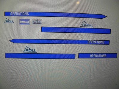 Raleigh Durham Airport Operations Vehicle  Decals 1:64 Custom